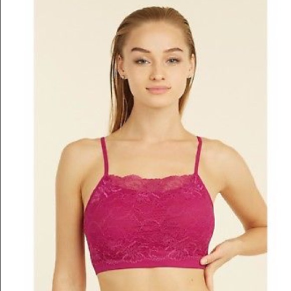 Fashionomics Other - Seamless padded lace bralette-pick a color 🎉HP🎉